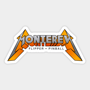 Montallica Orange Sticker